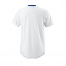 Wilson Tennis Tshirt Team II Angle Crew royalblau/weiss Jungen